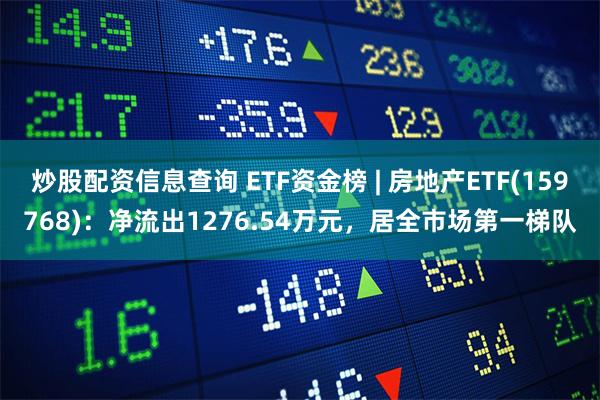 炒股配资信息查询 ETF资金榜 | 房地产ETF(159768)：净流出1276.54万元，居全市场第一梯队