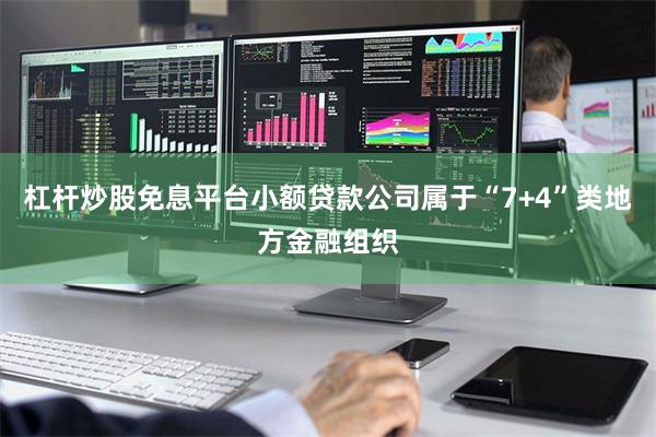 杠杆炒股免息平台小额贷款公司属于“7+4”类地方金融组织