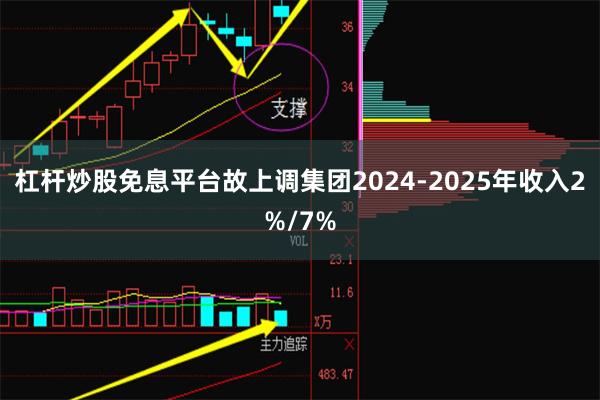 杠杆炒股免息平台故上调集团2024-2025年收入2%/7%