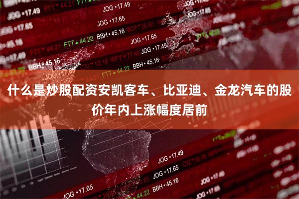 什么是炒股配资安凯客车、比亚迪、金龙汽车的股价年内上涨幅