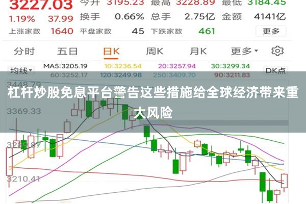 杠杆炒股免息平台警告这些措施给全球经济带来重大风险